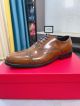 Ferragamo Brown Calfskin Leather Man Shoes 052501 (3)_th.jpg
